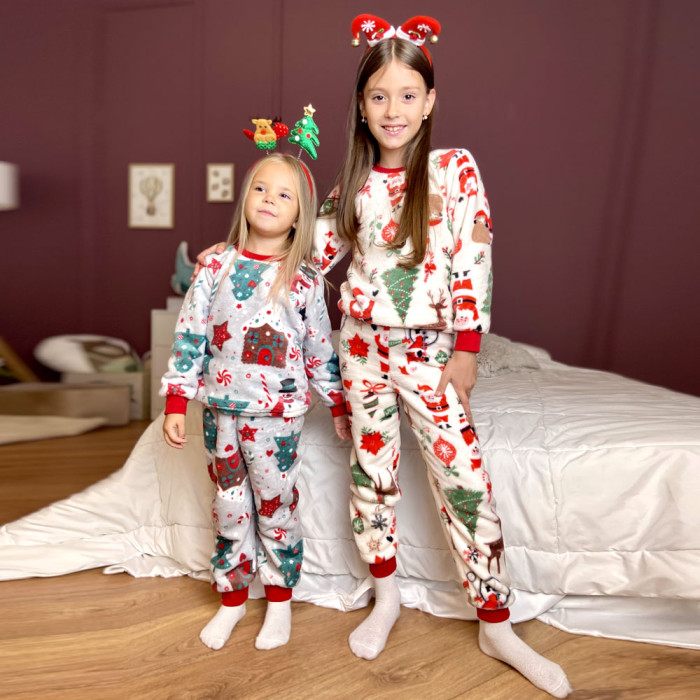 Піжама Новорічна 538-1 (велсофт)
