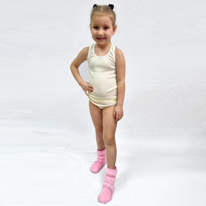 Майка для дівчаток 583 (рібана)