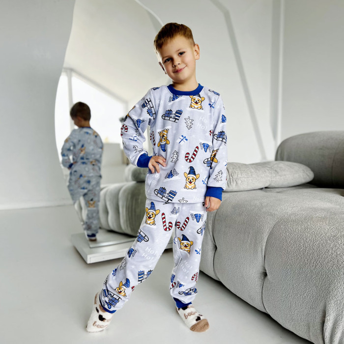 Піжама "Christmas" дитяча 592-3 (начіс)