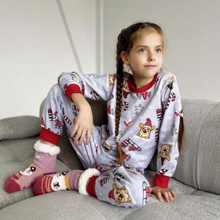 Піжама "Christmas" дитяча 592-3 (начіс)