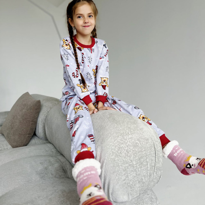Піжама "Christmas" дитяча 592-3 (начіс)