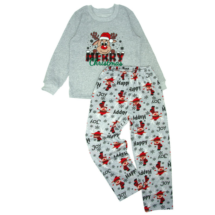 Піжама підліткова "Merry Christmas" 594-1 (начіс)