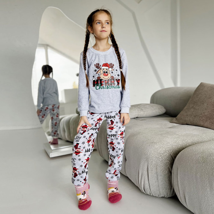 Піжама підліткова "Merry Christmas" 594-1 (начіс)