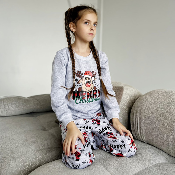Піжама підліткова "Merry Christmas" 594-1 (начіс)