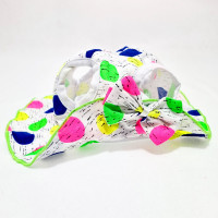 Панама с отверстиями, манжетом и отворотом для девочек, 48 см (1,5-2 года) 630