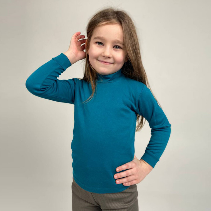 Гольф однотонний дитячий 713-1 (інтерлок)