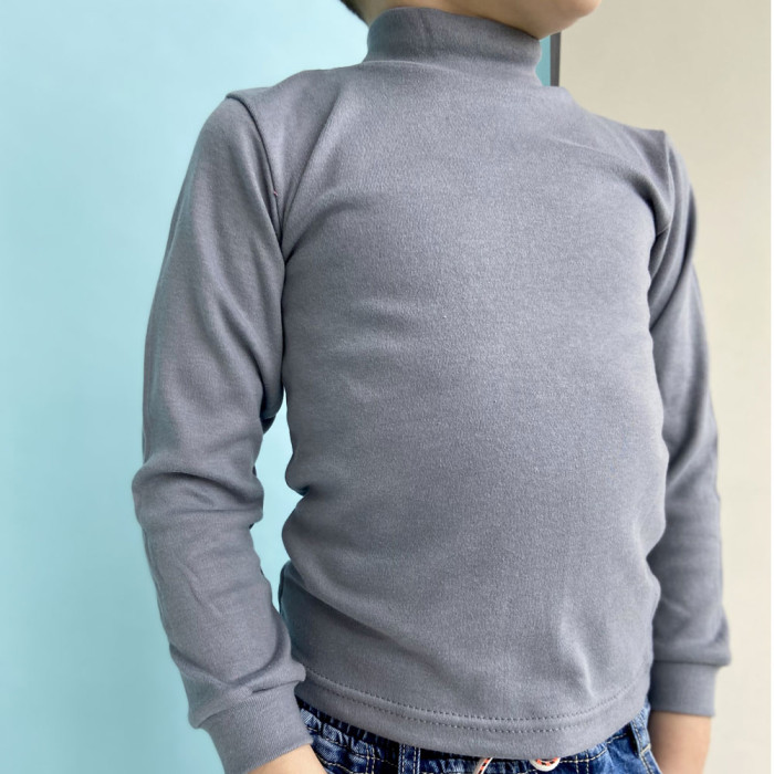 Гольф однотонний дитячий 713-1 (інтерлок)