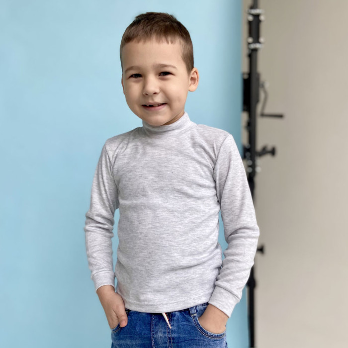 Гольф однотонний дитячий 713-1 (інтерлок)