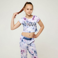 Футболка для дівчаток 4145(кулір)