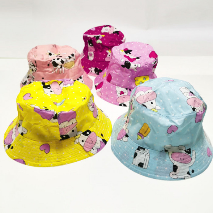 Панама для дівчаток Мууу бавовна, 54 см (6-7 років) 23D9