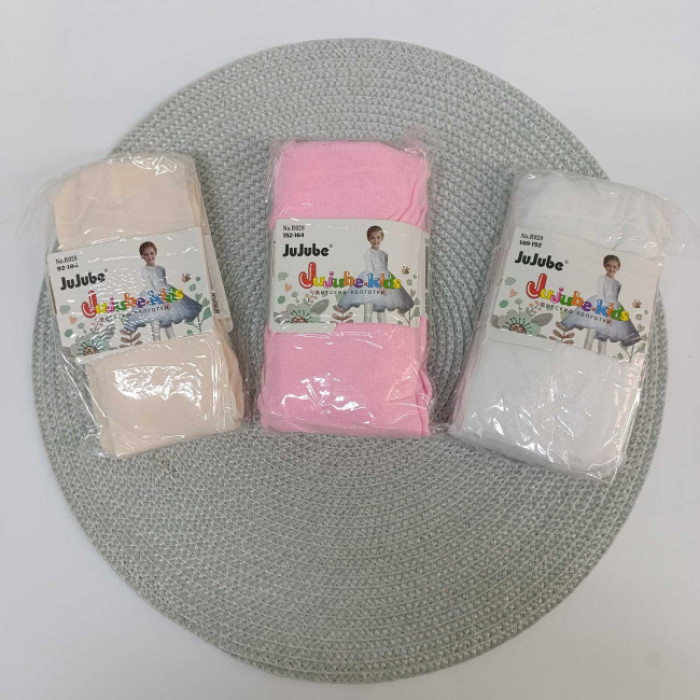 Колготи на дівчинку з вибитим візерунком R028