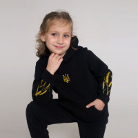 Худи детское Колосок 5104-7 (трехнить на флисе)