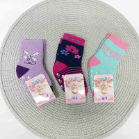 Носки для девочек, махра Фенна С008-2