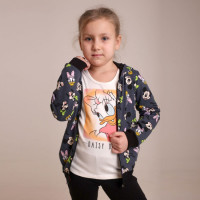 Курточка для дівчинки 4200-1 (двунитка)