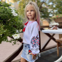 Вишиванка для дівчинки 4224 (інтерлок)