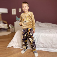 Піжама для хлопчика 538-1 (велсофт)