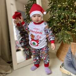 Піжама дитяча "Новорічна" 543 (начіс)