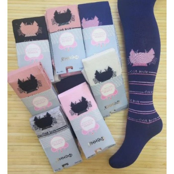 Колготи для дівчинки з малюнком (демі) 9302