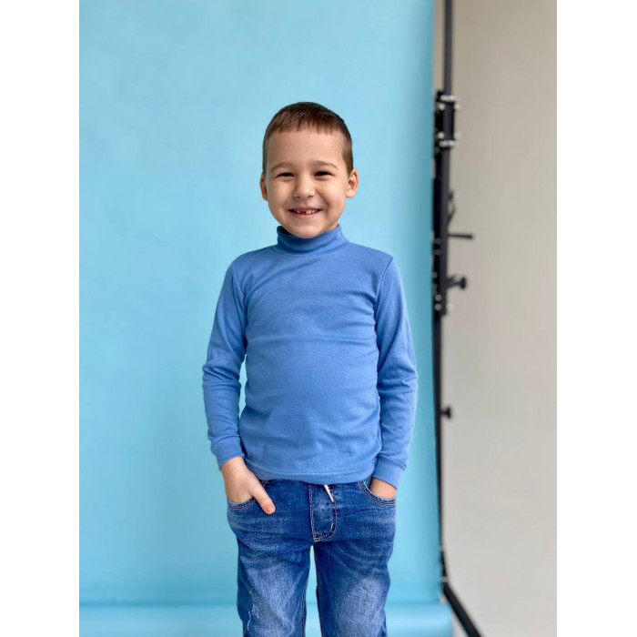 Гольф однотонний дитячий 713-1 (інтерлок)