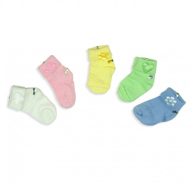 Шкарпетки для немовлят, коттон (0-3 місяців) 003 Фото 1