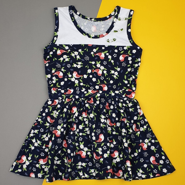 Платье для девочек 731 (кулир) Фото 1
