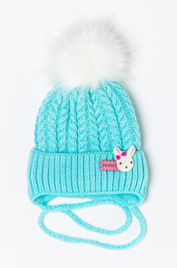 Зимова шапка для дівчинки 