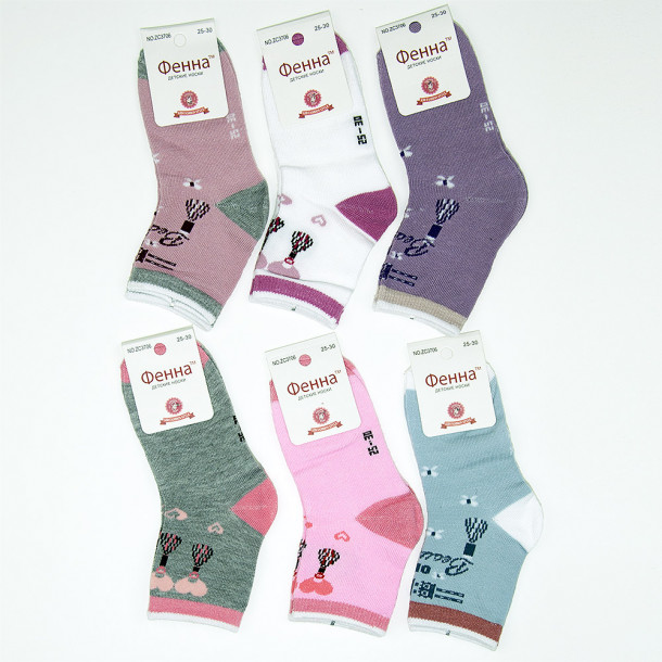 Шкарпетки для дівчаток С3706 Фото 1