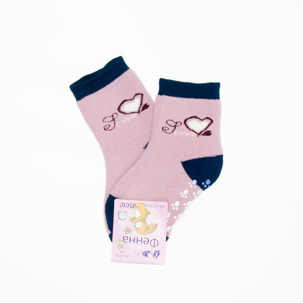 Шкарпетки для дівчаток, махра Фенна С3710-1 Фото 1