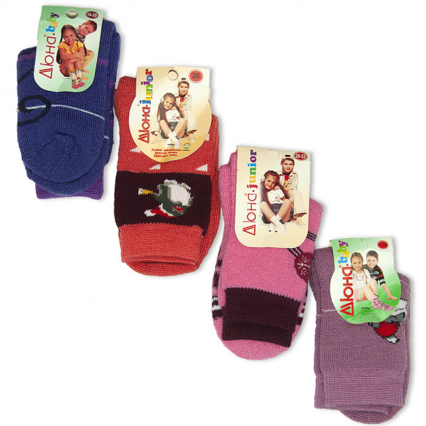 Шкарпетки дитячі 4В-418 махра Фото 1