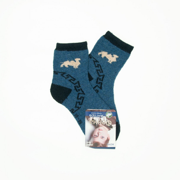 Шкарпетки для хлопчиків, махра ангора Фенна 5031-1 Фото 1