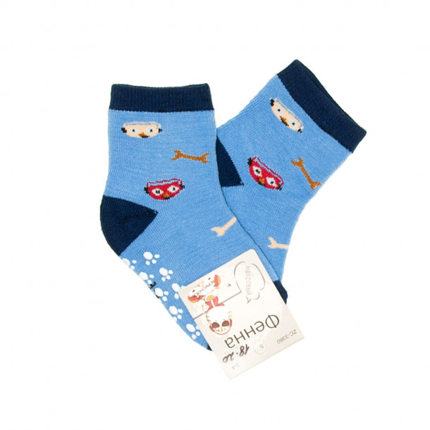 Шкарпетки для хлопчиків, махра Фенна С3360-3 Фото 1