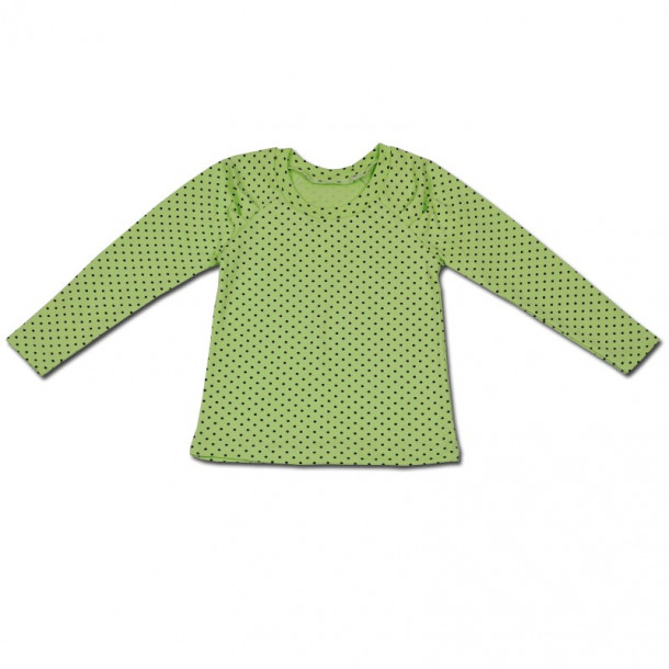 Блуза для дівчаток 752 кольорова з довгим рукавом з інтрелоку Фото 1