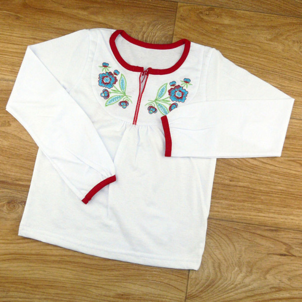 Блузка для девочек 4001 (кулир) Фото 1