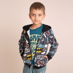 Курточка для хлопчика "Супергерої" 4200-2 (двунитка)